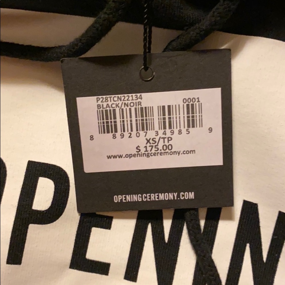 NWT Opening Ceremony box logo Hoodie - Picture 9 of 11
